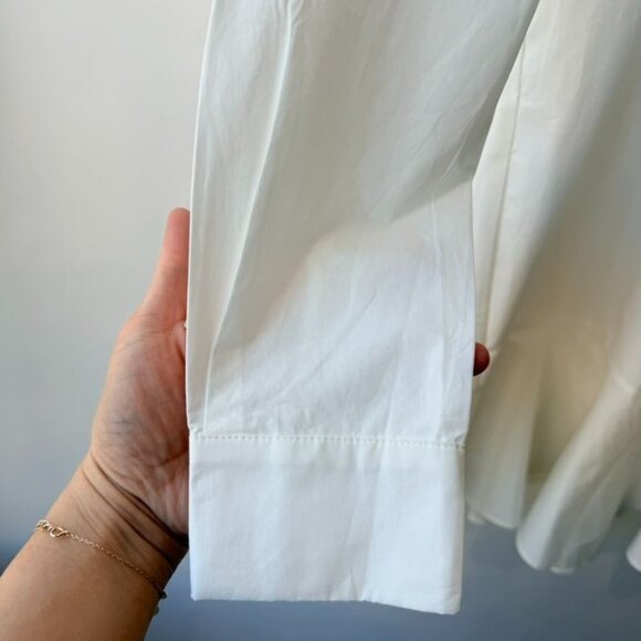 Tuckernuck White Cotton Poplin Callahan Shirt Dress Size S 050 - Picture 5 of 9